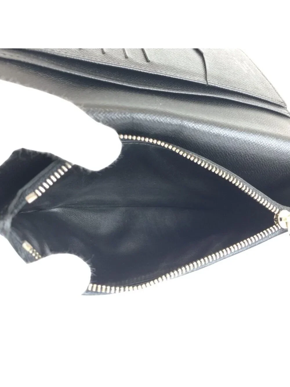 Louis Vuitton Damier Graphite Portefeuille Brazza Black Gray Wallet